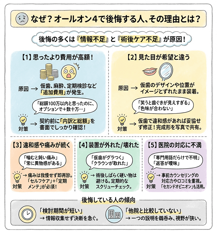 オールオン4で後悔する人がいる理由