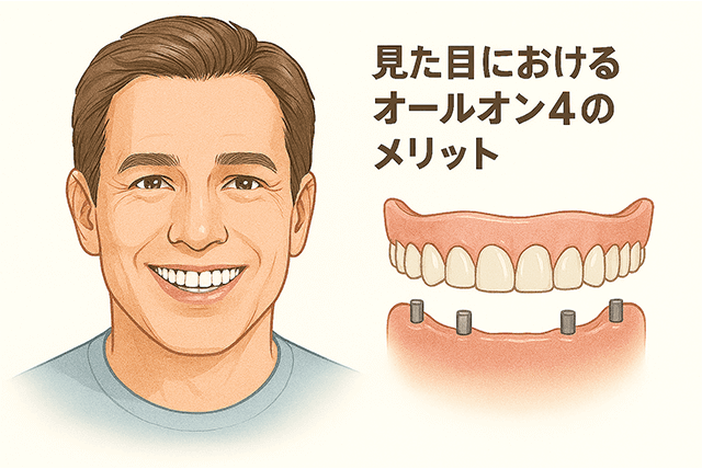 見た目のメリット
