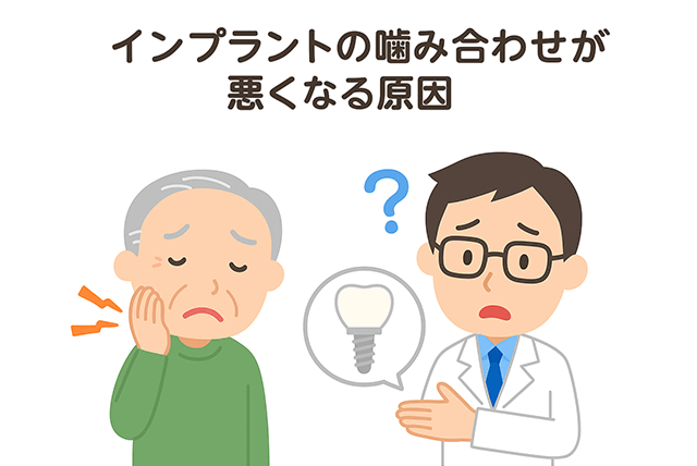 噛み合わせが悪くなる原因