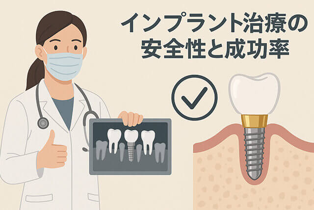 インプラントの安全性・成功率