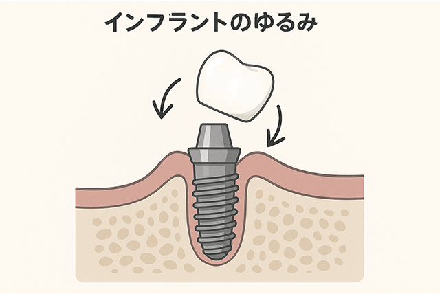 被せ物のゆるみ