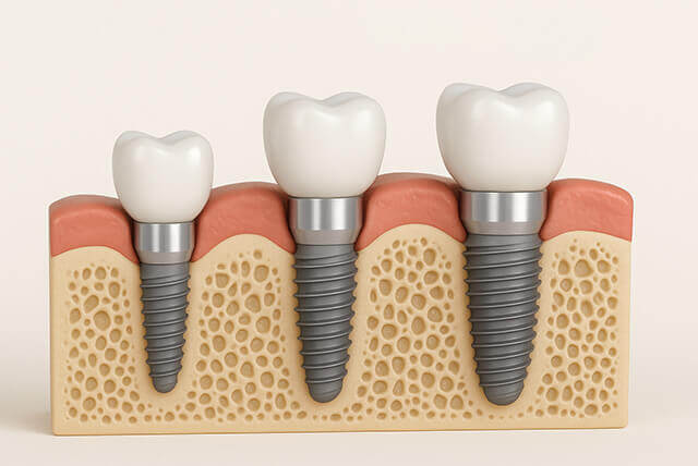 インプラントのサイズ